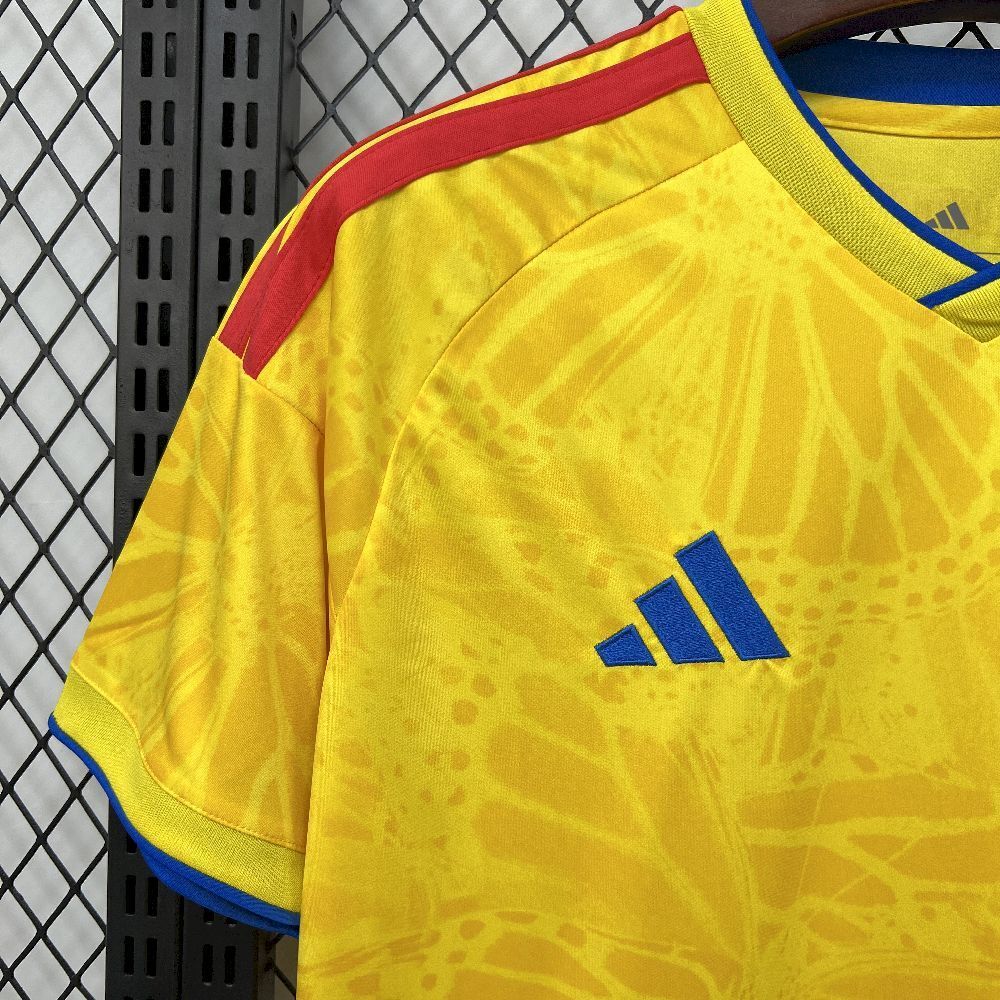 Colombia Luis Díaz 7 Home Soccer Jersey World Cup 2026