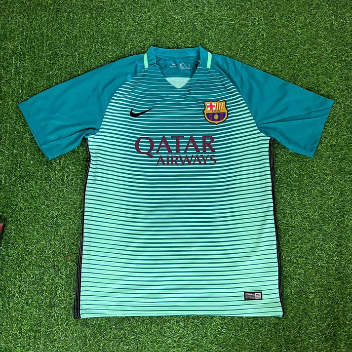 FC Barcelona Lionel Messi 10 Away Retro Soccer Jersey 2016-2017