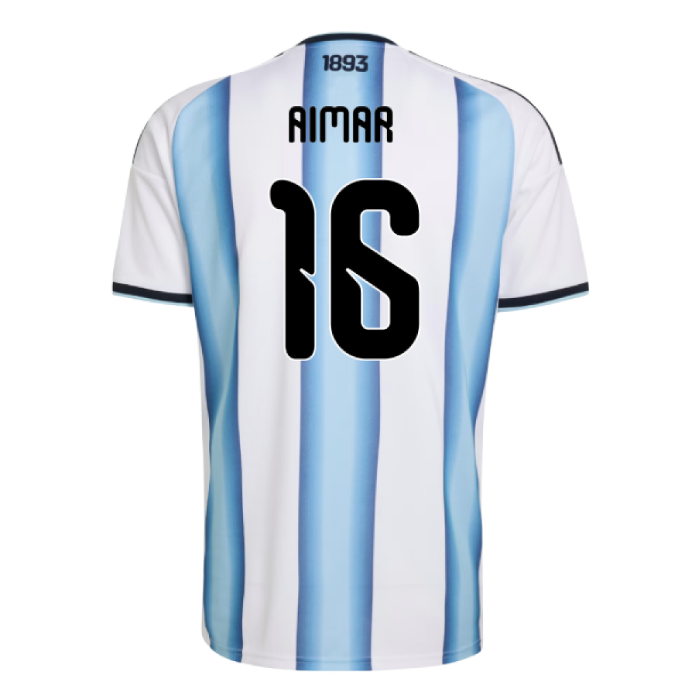 Argentina Pablo Aimar 16 Home Soccer Jersey World Cup 2026