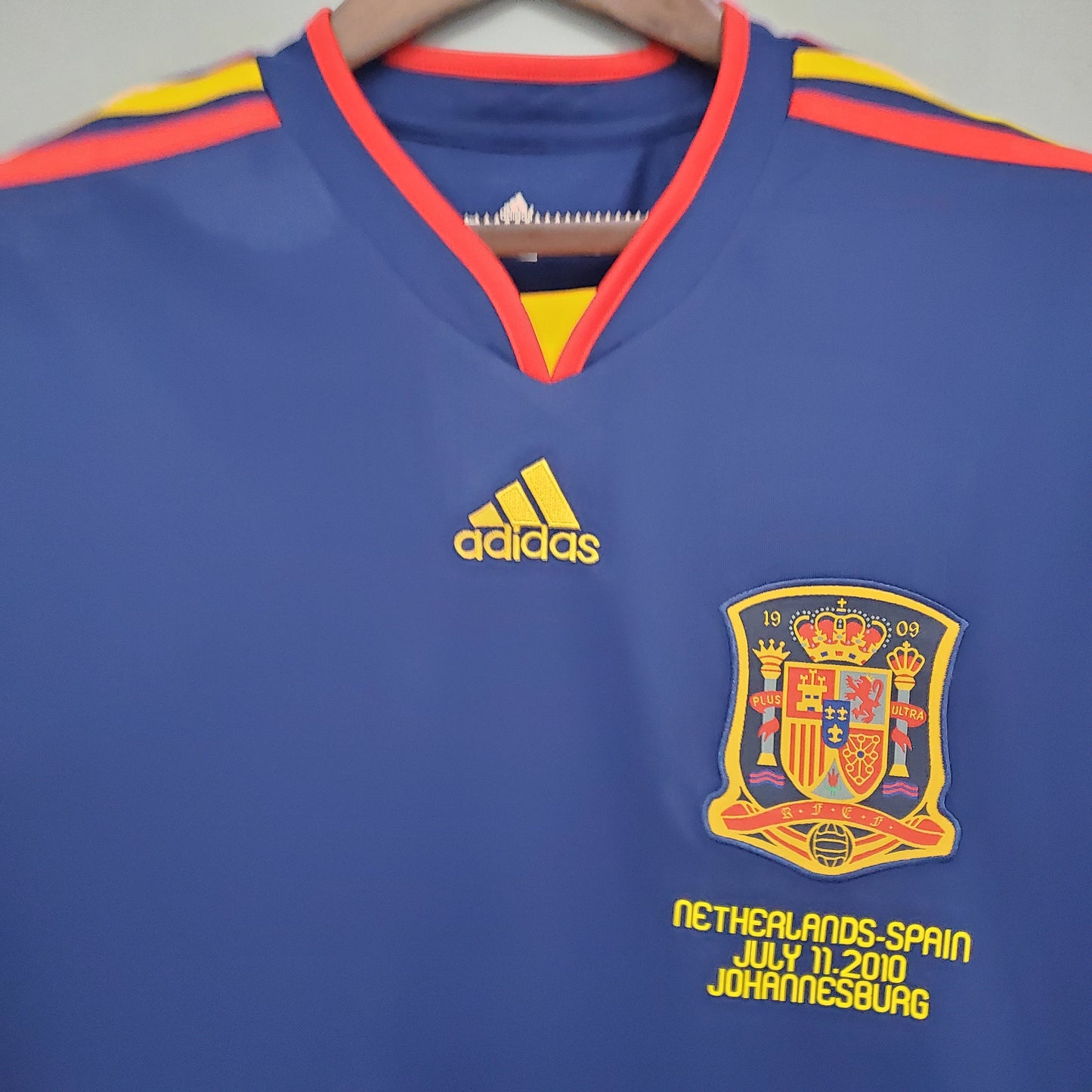 Spain Fernando Torres 9 Retro Away Soccer Jersey World Cup 2010