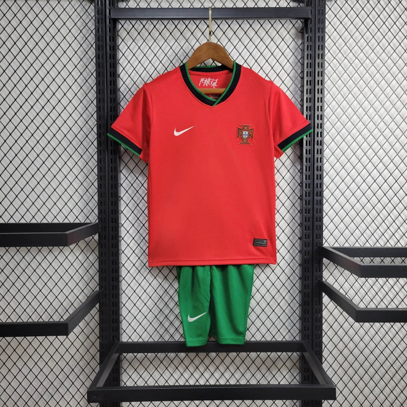 Portugal João Félix 11 Kids Home Soccer Jersey Euro 2024