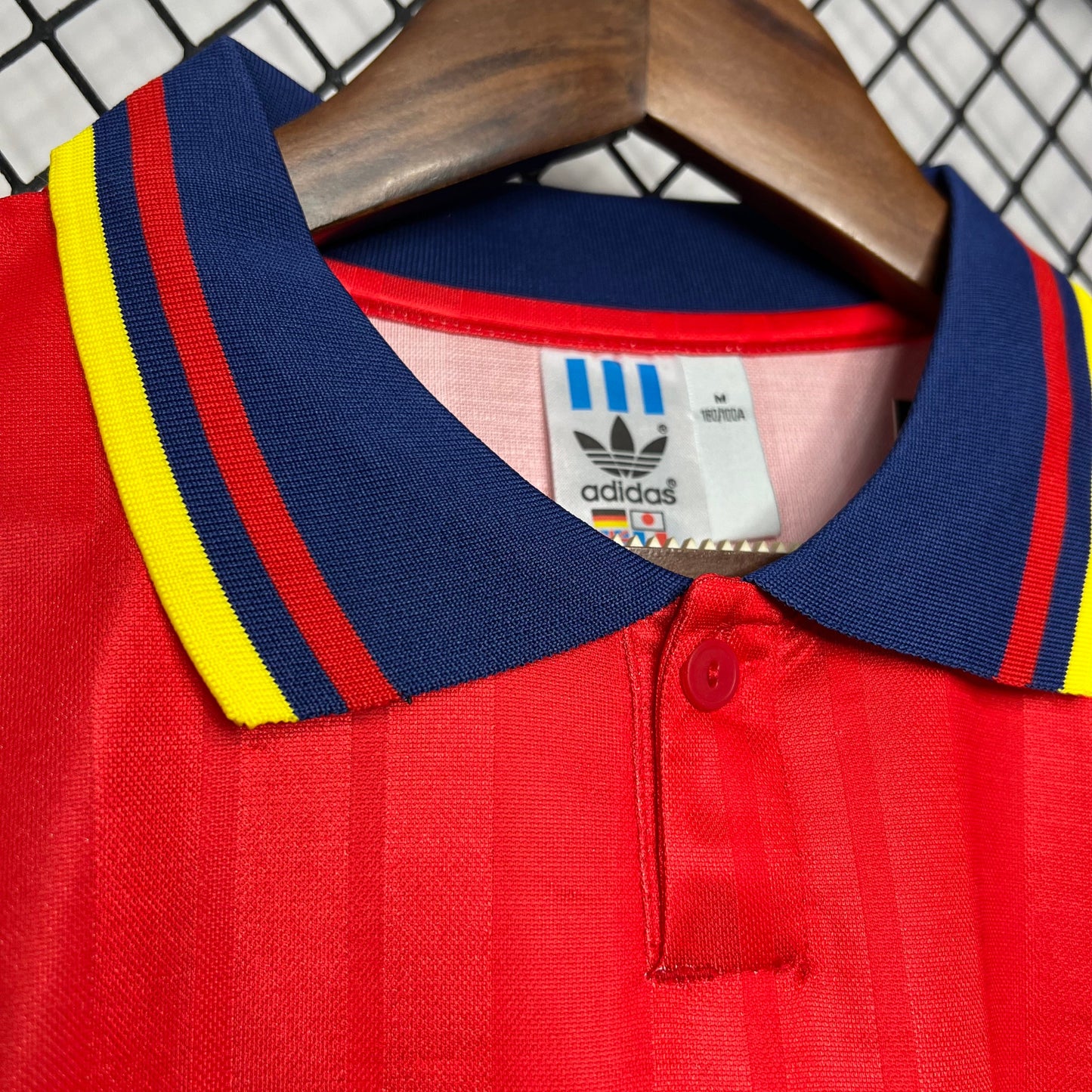 Spain Retro Home Soccer Jersey World Cup 1994