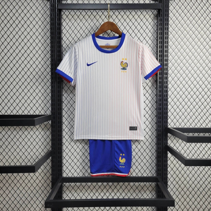 France Marcus Thuram 15 Kids Away Soccer Jersey Euro 2024