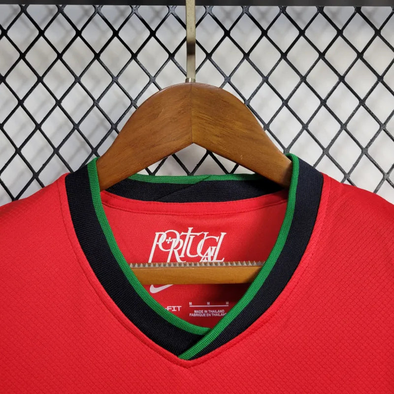 Women's Portugal Ruben Dias 4 Home Soccer Jersey Euro 2024