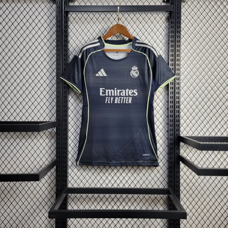 Real Madrid Kylian Mbappé 10 Women's Away Soccer Jersey 2025-2026