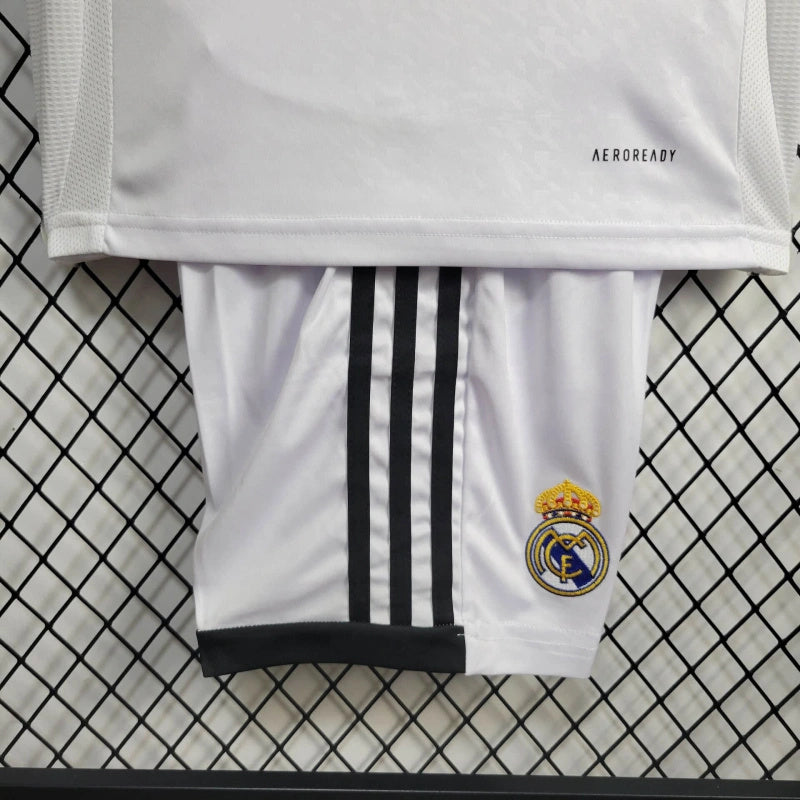 Real Madrid Jude Bellingham 5 Home Kids Soccer Jersey 2024/25