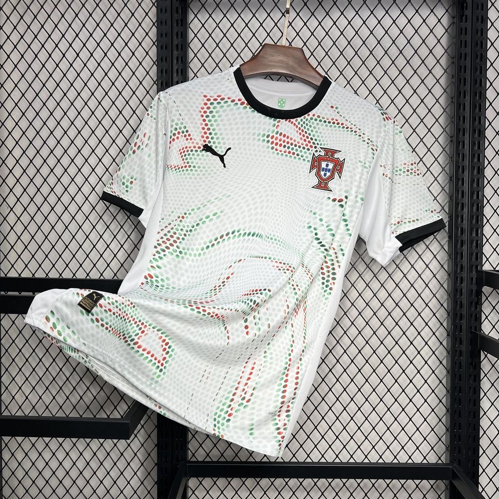 Portugal Luís Figo 7 Away Soccer Jersey 2025/26
