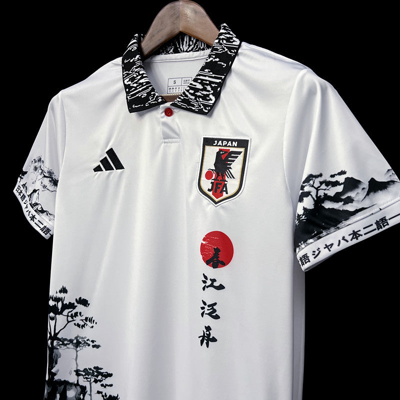 Japan Ink Landscape Limited Edition Soccer Jersey 2023/24 - White
