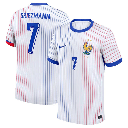 France Antoine Griezmann 7 Away Soccer Jersey Euro 2024