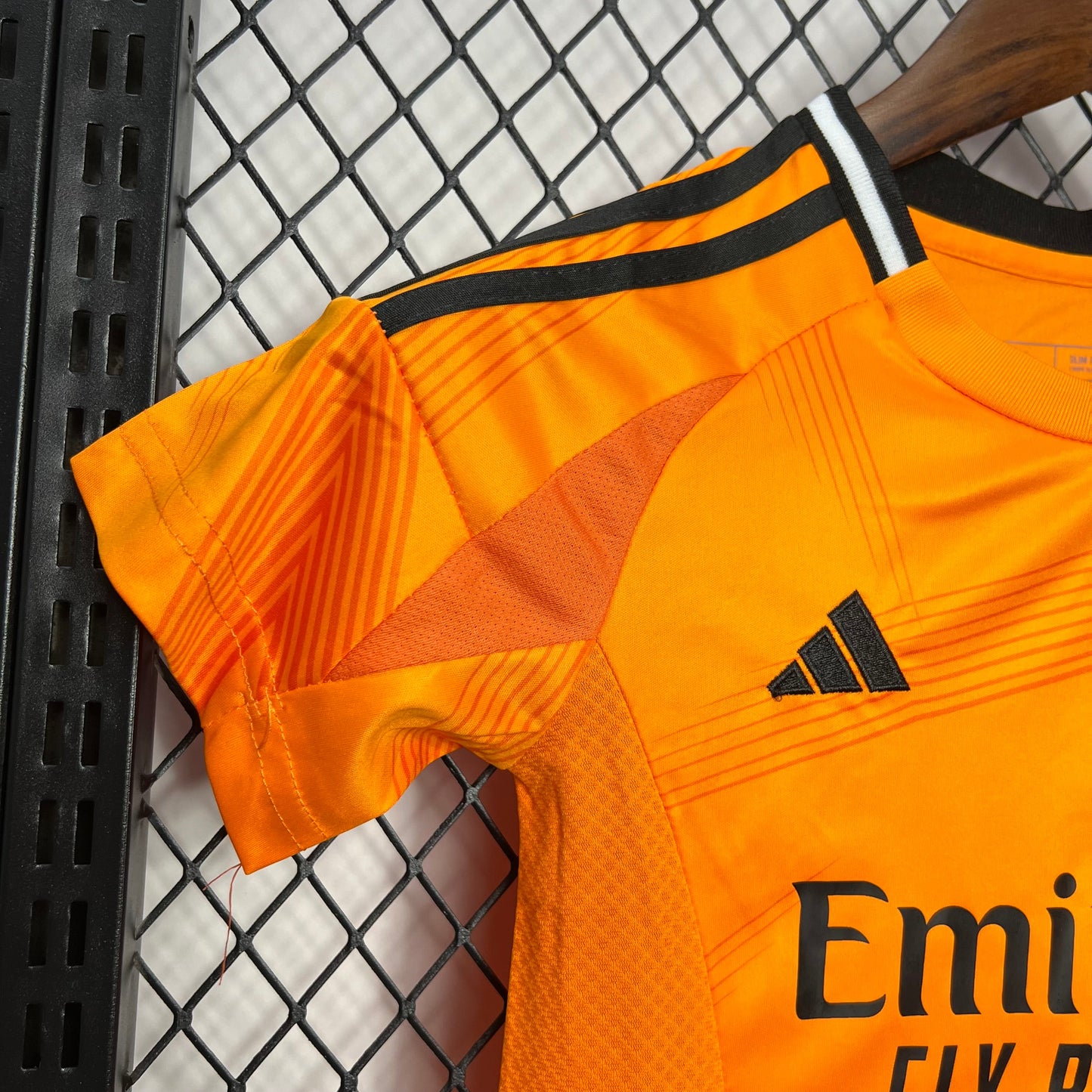 Real Madrid Kylian Mbappé 9 Away Soccer Jersey Kids Mini Kit 2024/25