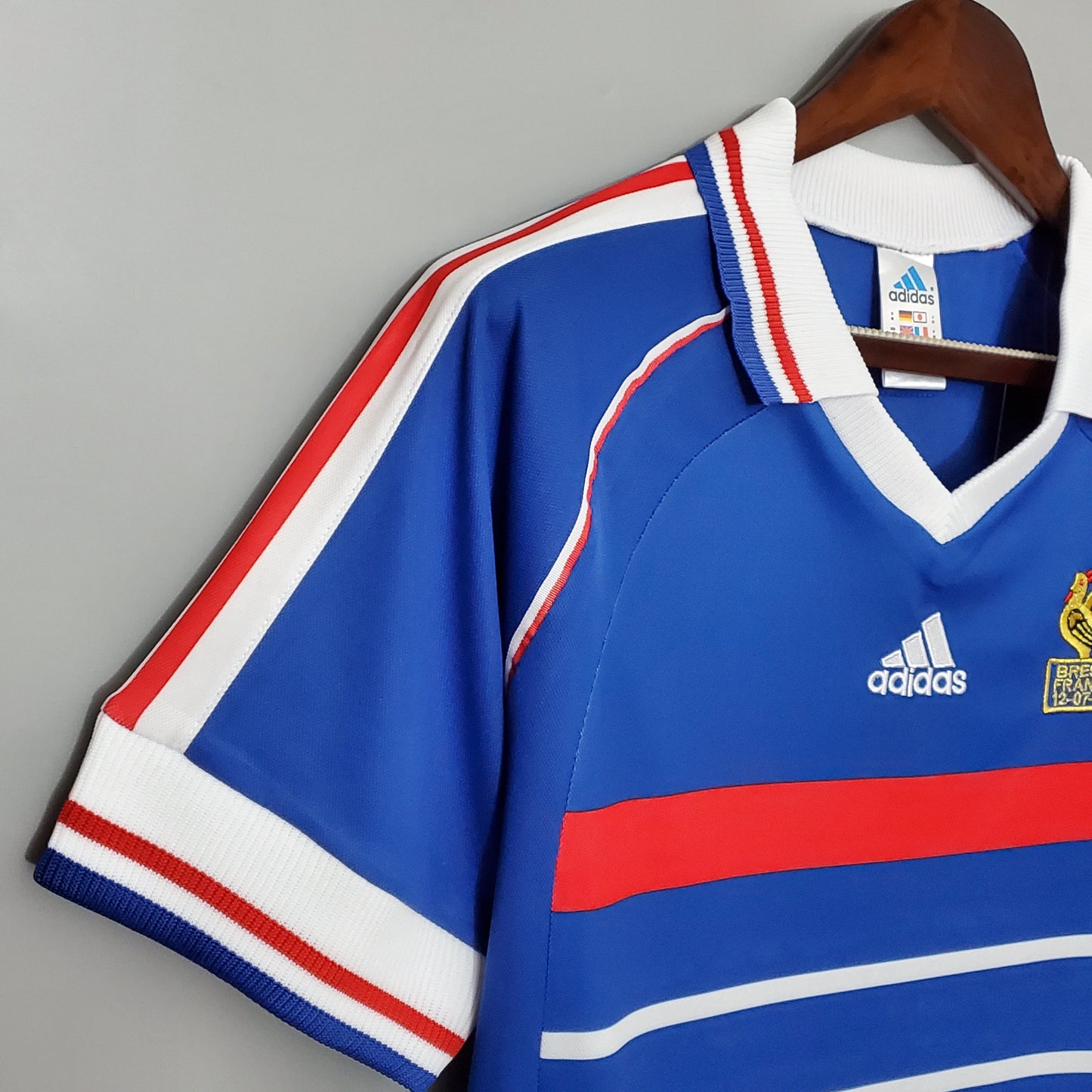 France Thierry Henry 12 Home Retro Soccer Jersey World Cup 1998