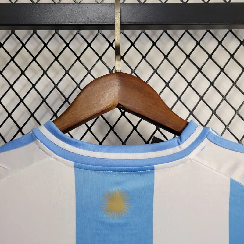 Women's Argentina Lautaro Martínez 22 Home Soccer Jersey 2024/25