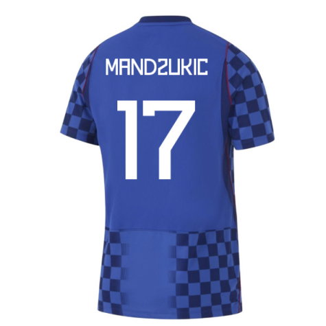 Croatia Mario Mandzukic 17 Away Soccer Jersey World Cup 2026