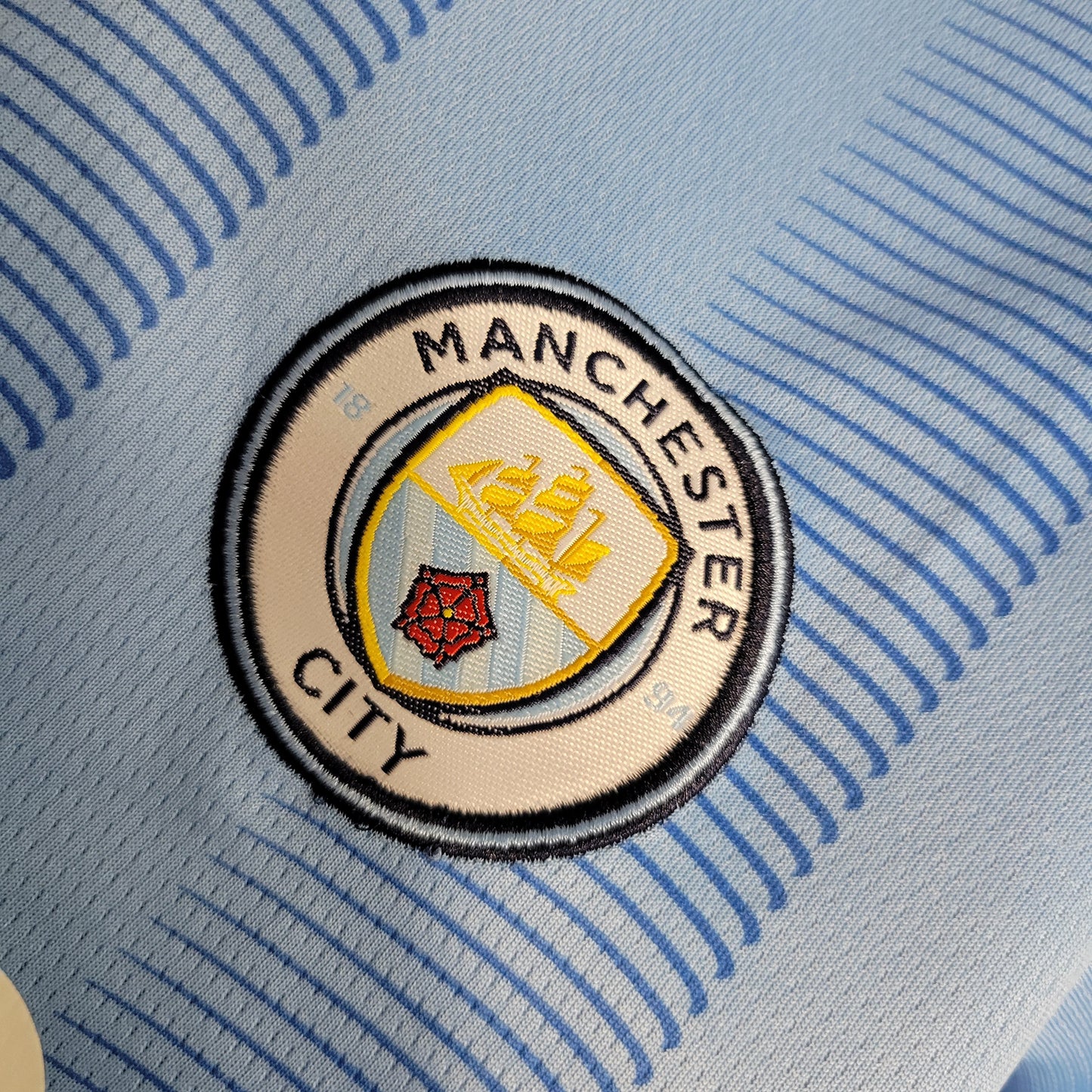 Man City Kevin De Bruyne 17 Kids Home Soccer Jersey 2023/24