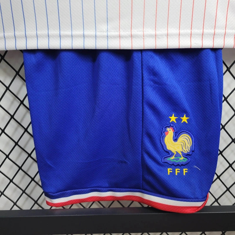 France Aurélien Tchouaméni 8 Kids Away Soccer Jersey Euro 2024