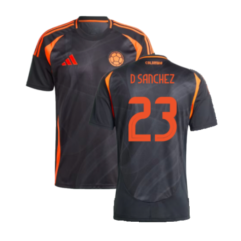 Colombia Davinson Sánchez 23 Away Soccer Jersey 2024/25