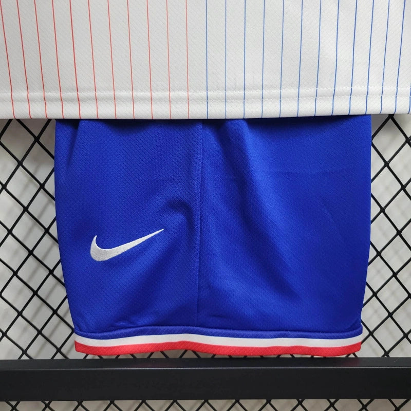 France Christopher Nkunku 12 Kids Away Soccer Jersey Euro 2024