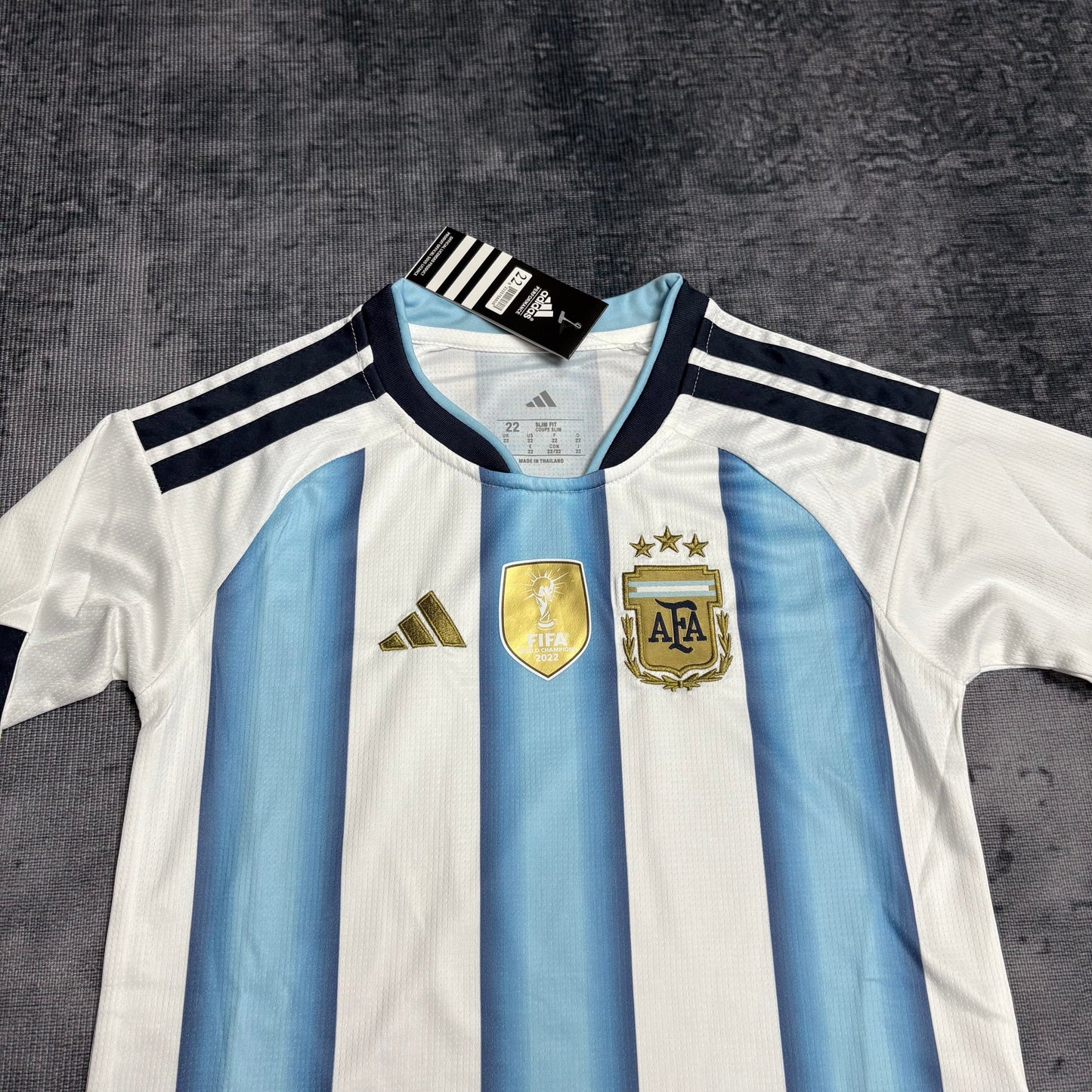 Argentina Kids Long Sleeve Home Soccer Jersey World Cup 2026
