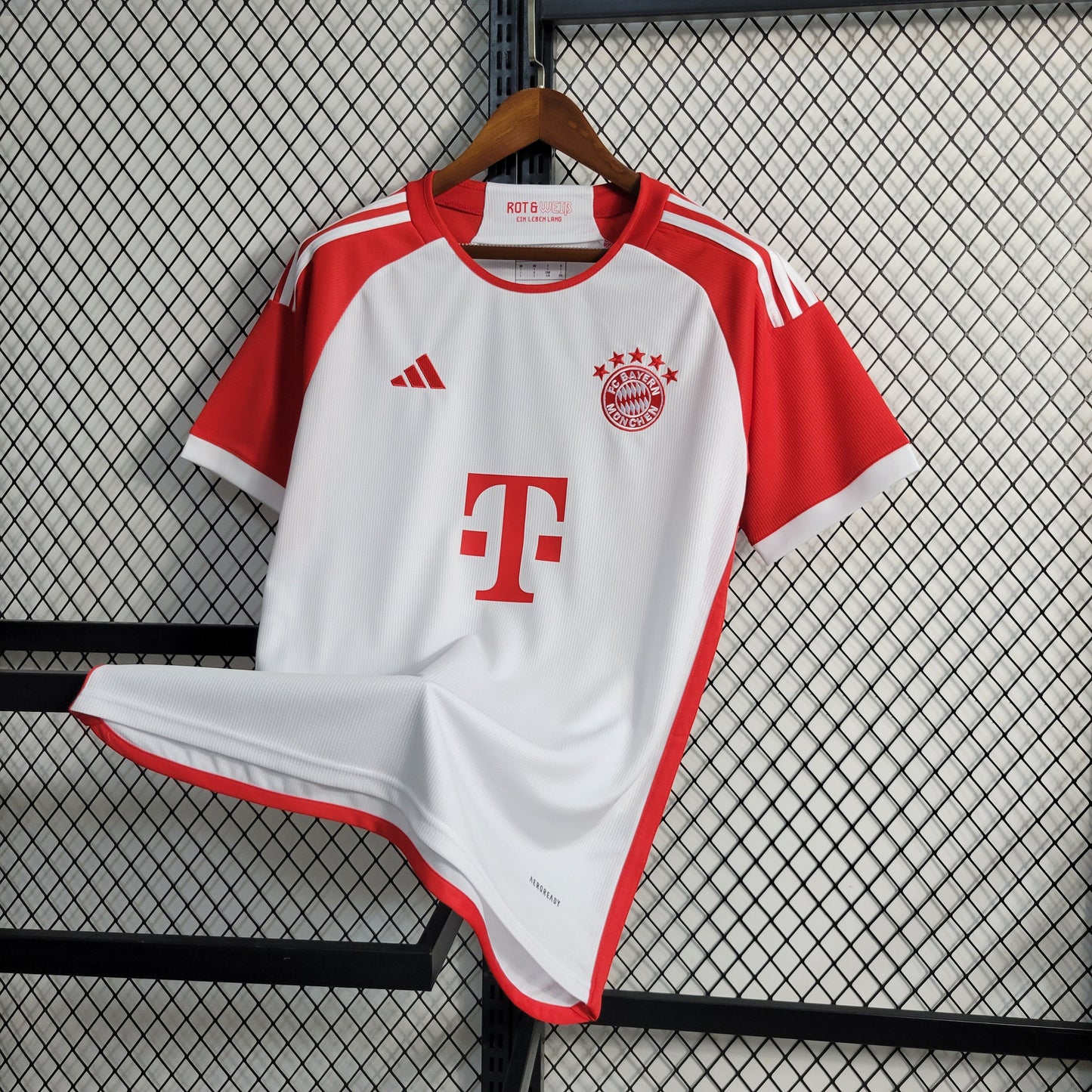 Bayern Munich Jamal Musiala 42 Home Soccer Jersey 2023/24