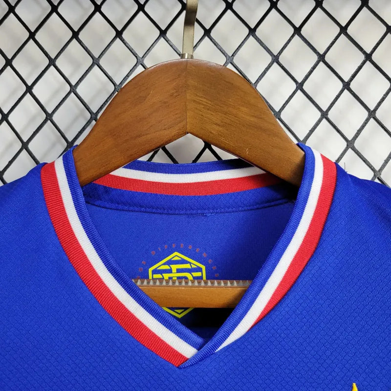France Ousmane Dembélé 11 Kids Home Soccer Jersey Euro 2024