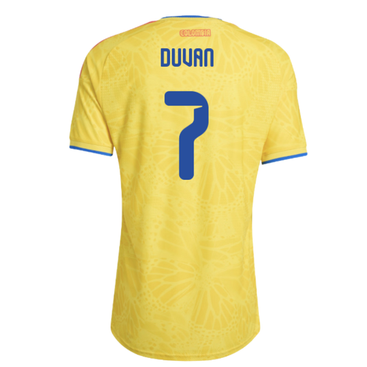Colombia Duván Zapata 7 Home Soccer Jersey World Cup 2026