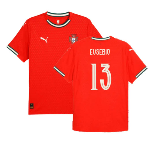 Portugal Eusébio 13 Home Soccer Jersey 2025/26