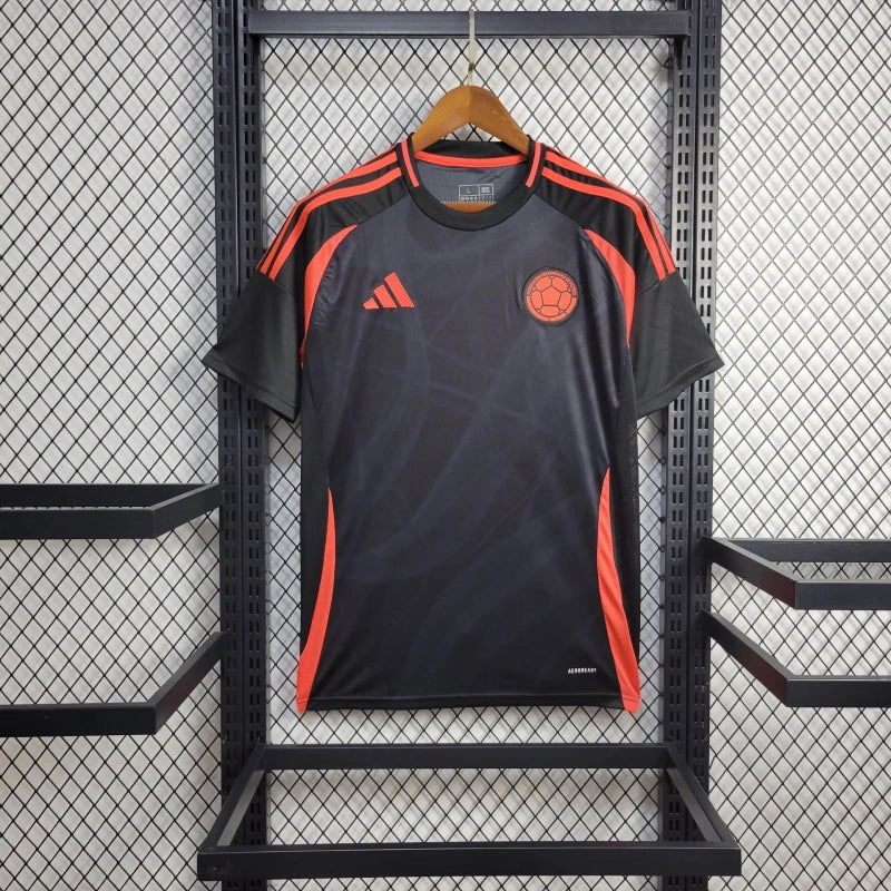 Colombia Away Soccer Jersey 2024/25 - Black