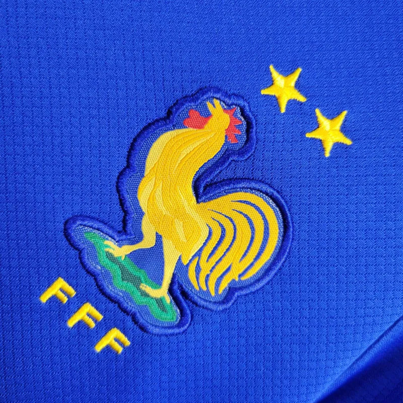 France Kylian Mbappé 10 Kids Home Soccer Jersey Euro 2024