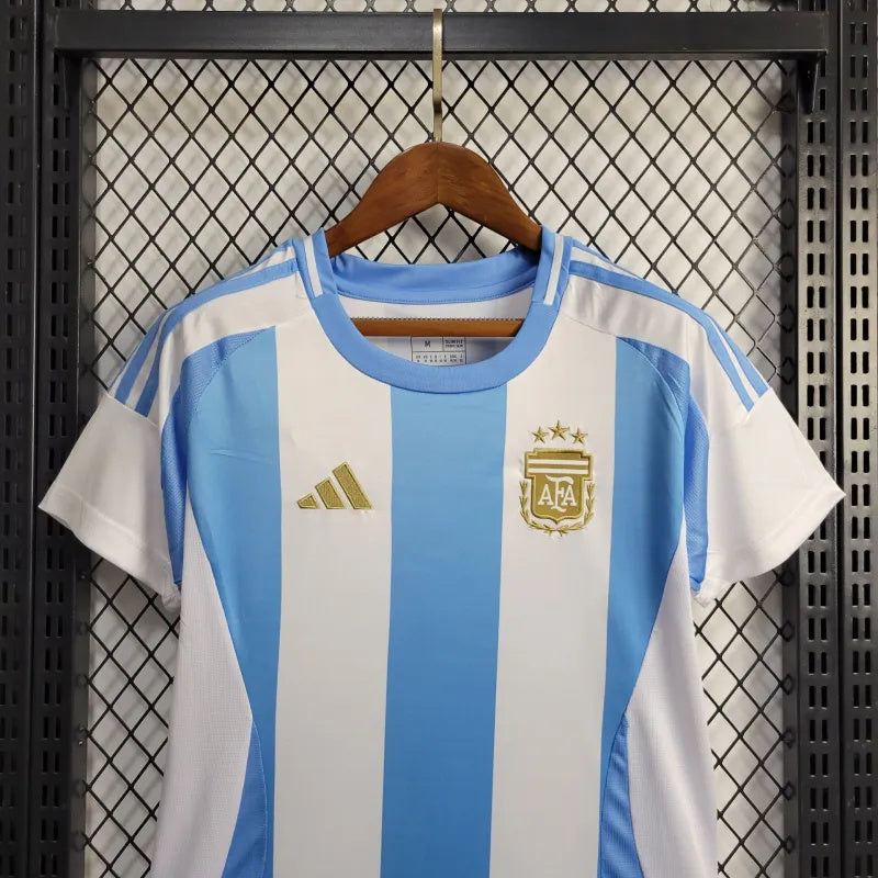 Women's Argentina Diego Maradona 10 Home Soccer Jersey 2024/25