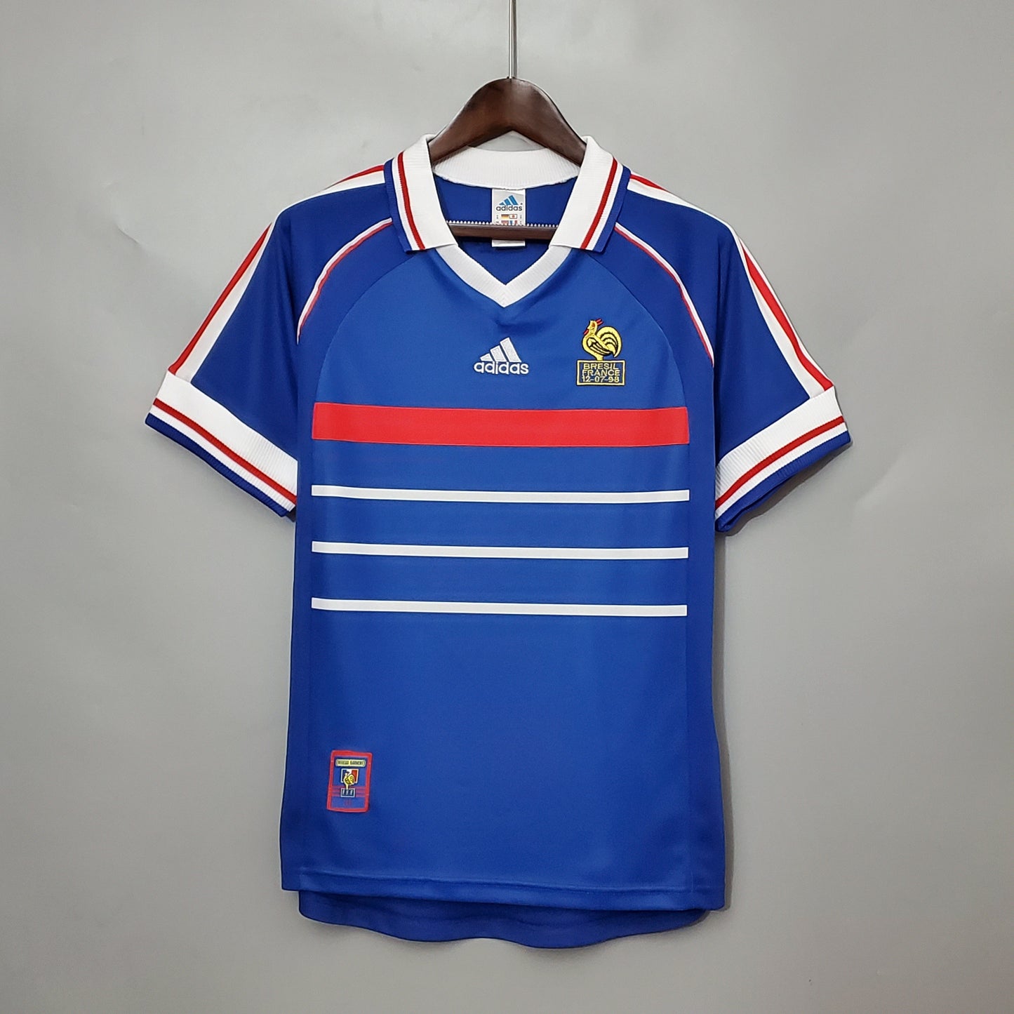France Thierry Henry 12 Home Retro Soccer Jersey World Cup 1998