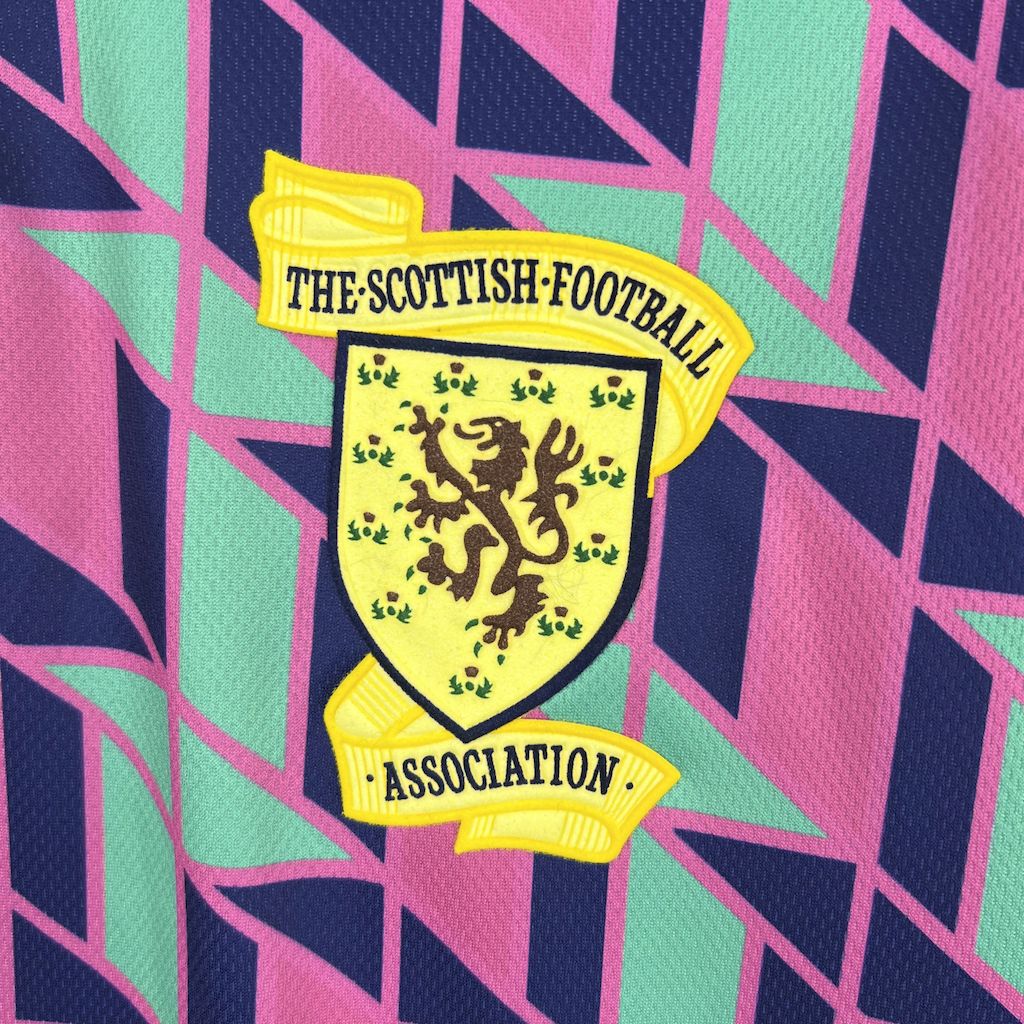 Scotland Retro Away Soccer Jersey 1988-1989