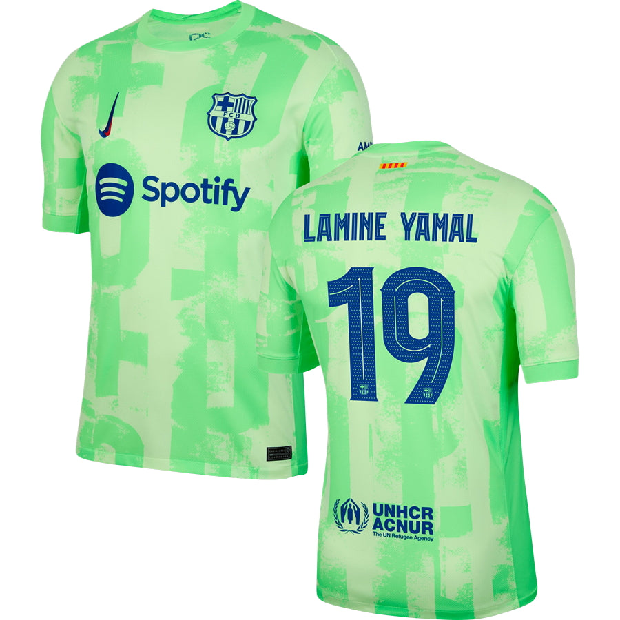 FC Barcelona Lamine Yamal 19 Third Soccer Jersey 2024/25