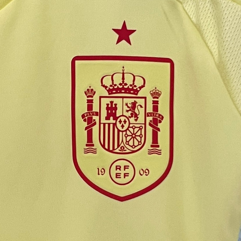 Spain Andrés Iniesta 6 Away Soccer Jersey Euro 2024