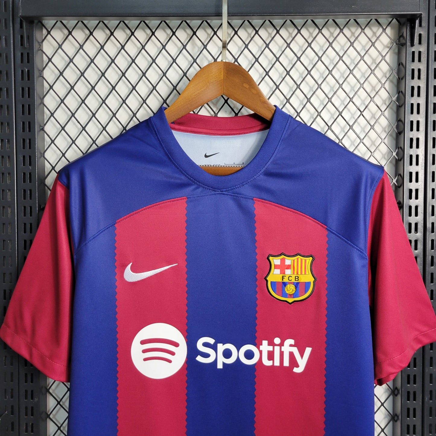 FC Barcelona Robert Lewandowski 9 Home Soccer Jersey 2023/24