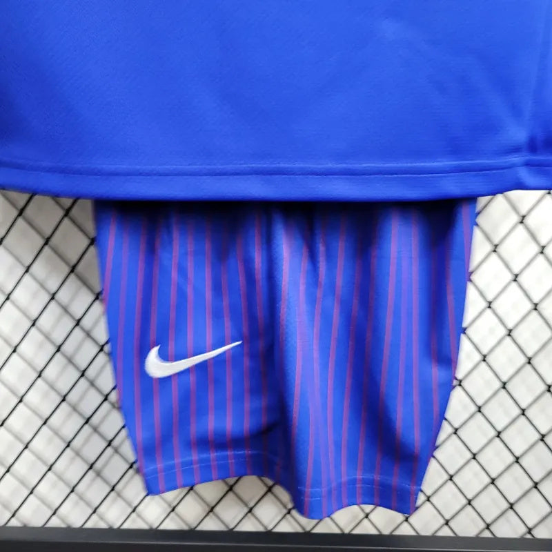 France Ibrahima Konaté 13 Kids Home Soccer Jersey Euro 2024