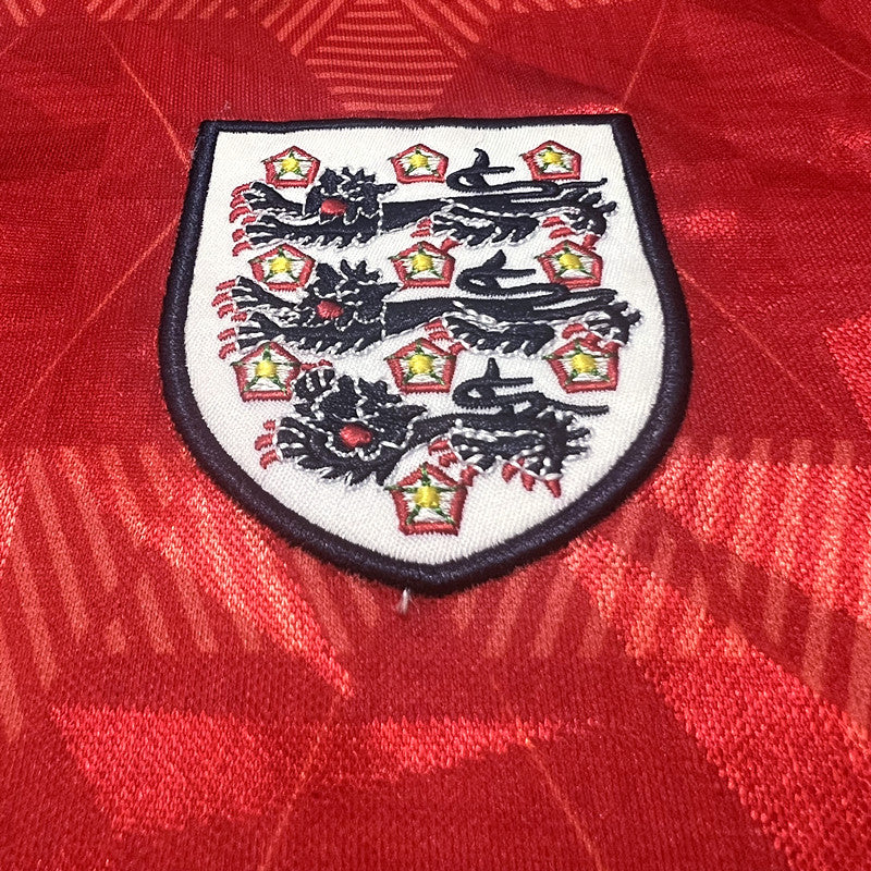 England Retro Away Soccer Jersey World Cup 1990