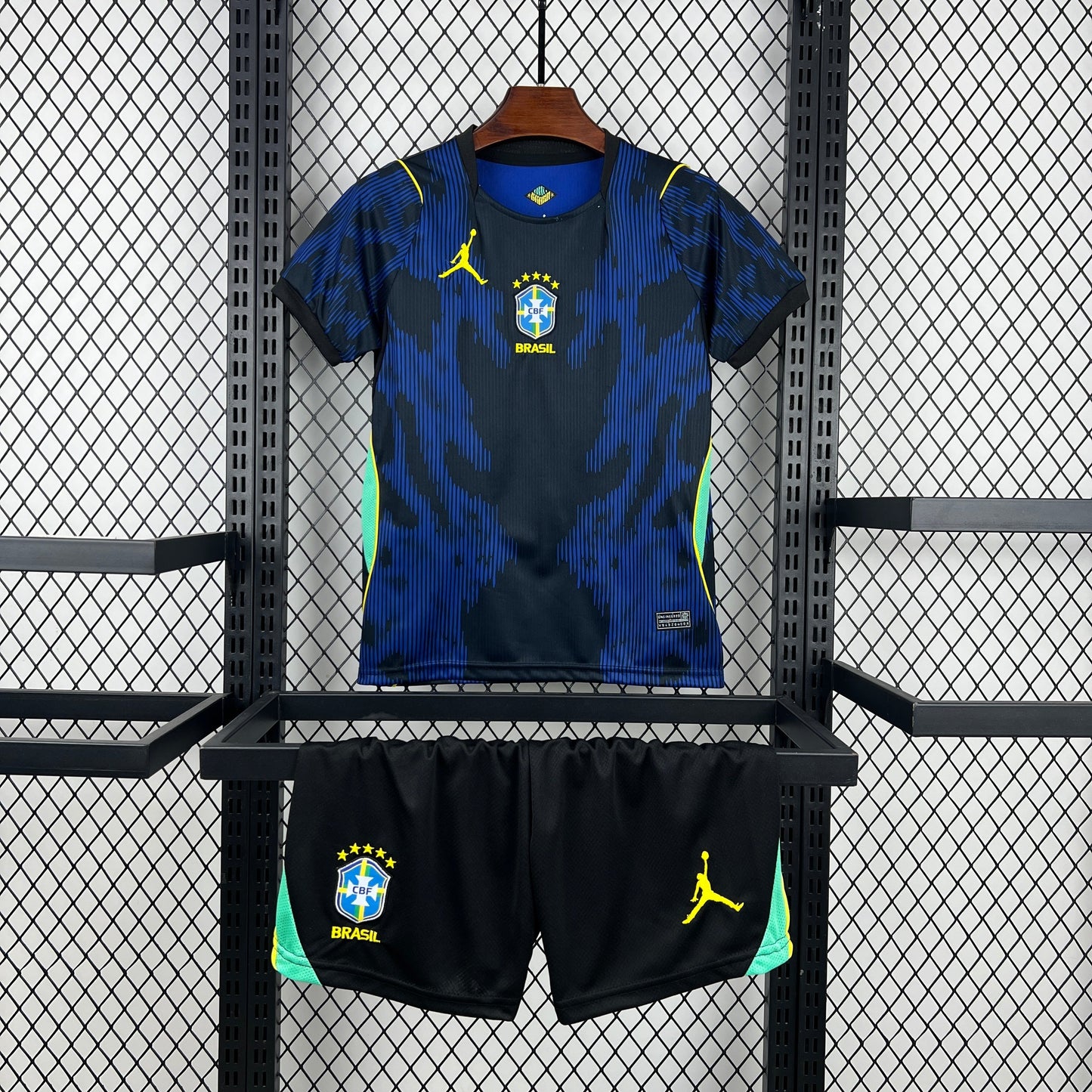 Brazil Kids Away Soccer Jersey World Cup 2026