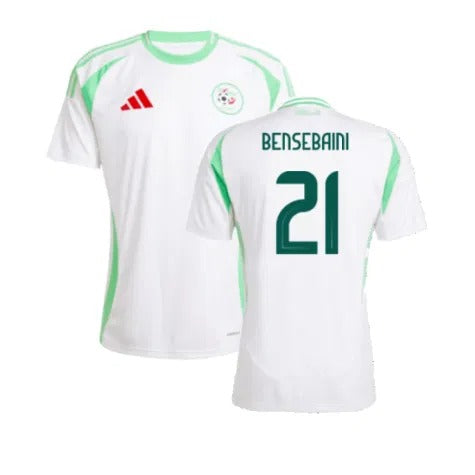 Algeria Ramy Bensebaini 21 Home Soccer Jersey 2024/25