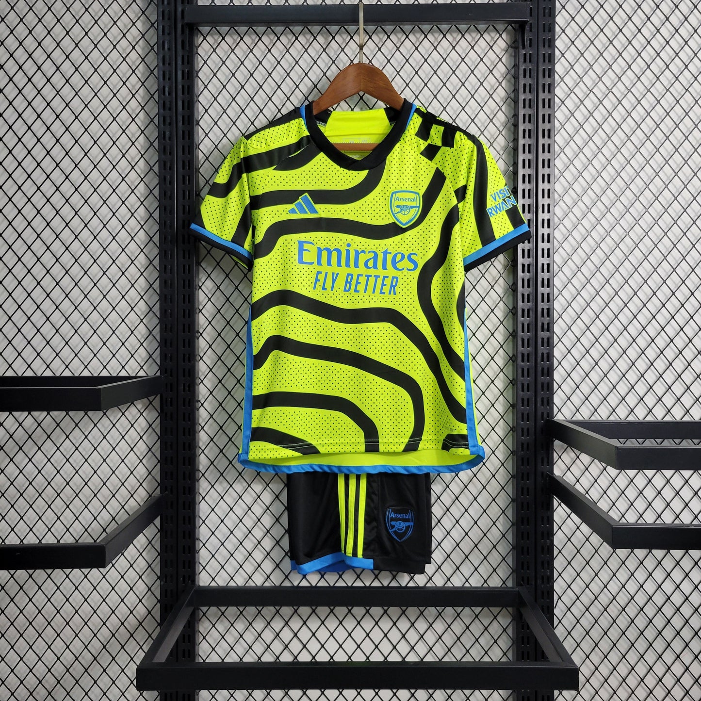 Arsenal Martin Odegaard 8 Kids Away Soccer Jersey 2023/24
