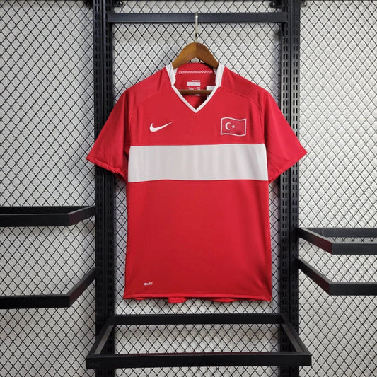 Turkey Retro Away Soccer Jersey UEFA Euro 2008