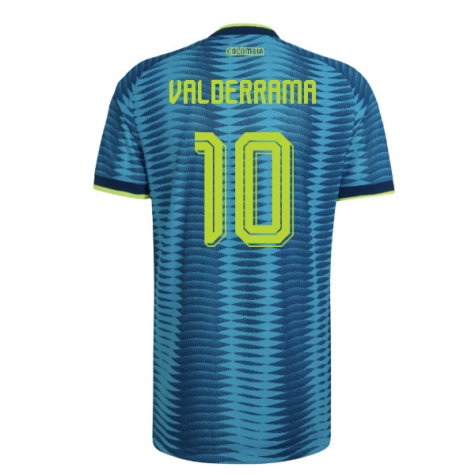 Colombia Carlos Valderrama 10 Away Soccer Jersey World Cup 2026