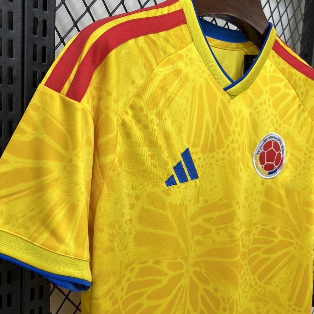 Colombia Jhon Arias 11 Home Soccer Jersey World Cup 2026