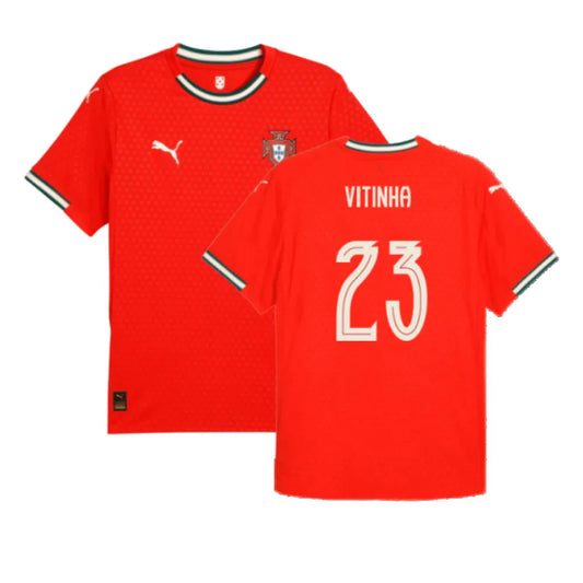 Portugal Vitinha 23 Home Soccer Jersey 2025/26