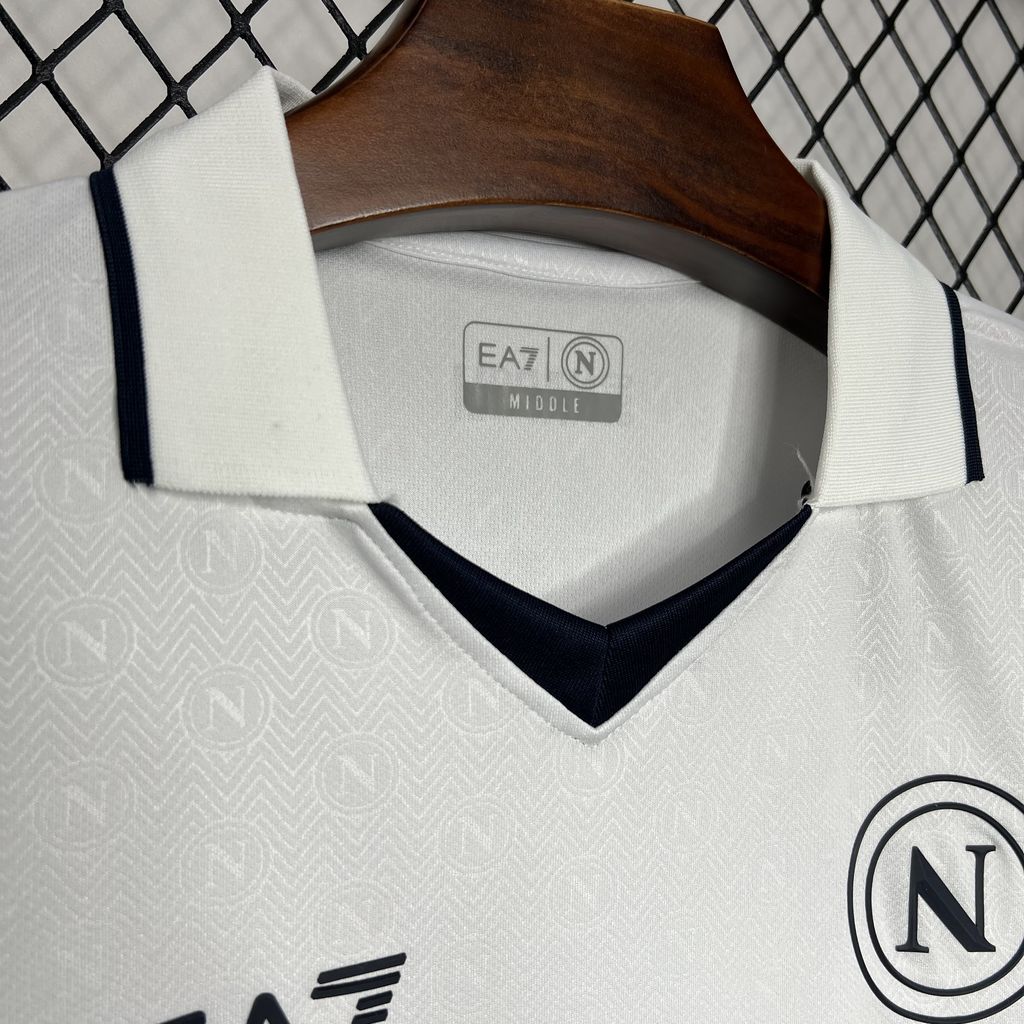 Napoli Khvicha Kvaratskhelia 77 Away Soccer Jersey 2024/25