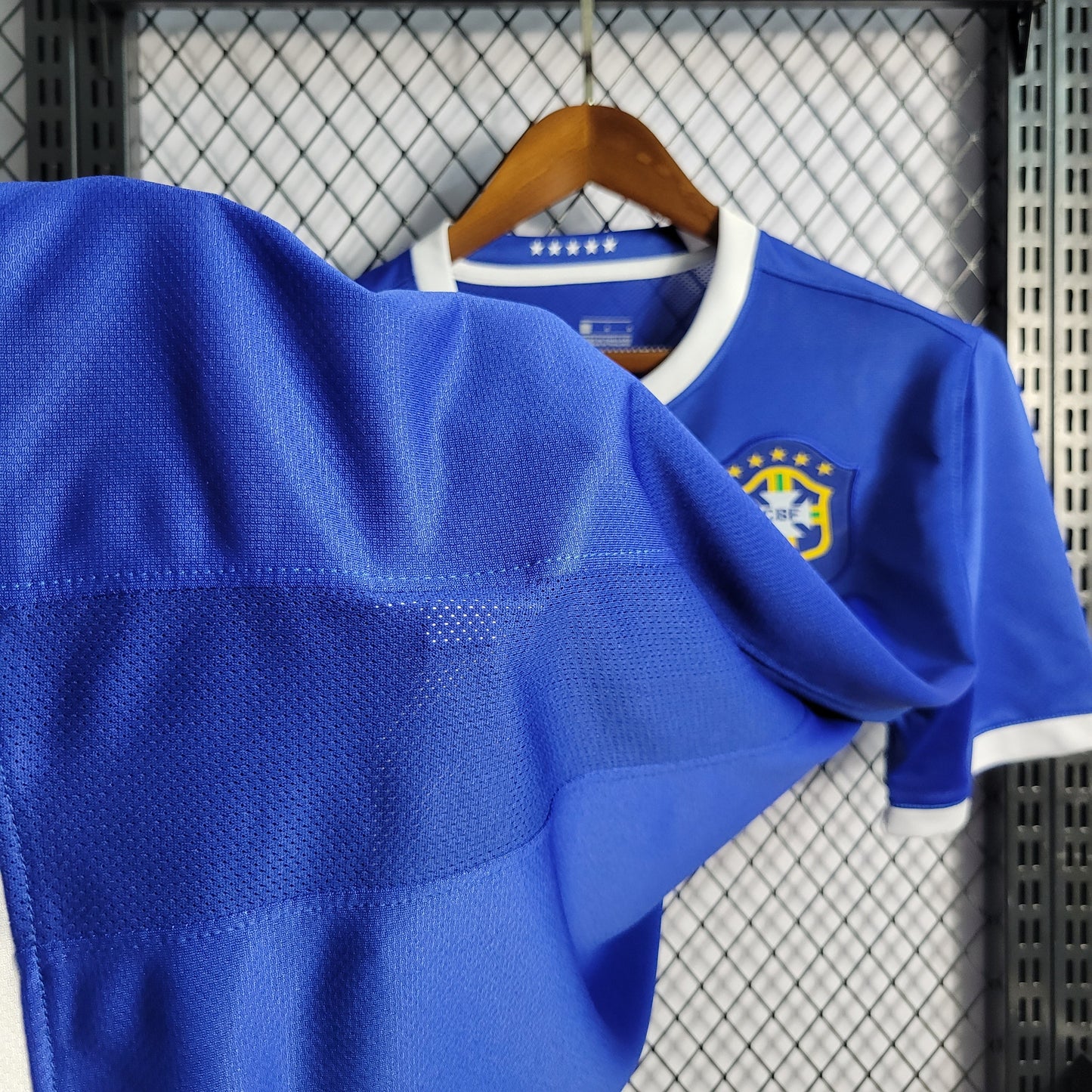 Brazil Retro Away Soccer Jersey World Cup 2006