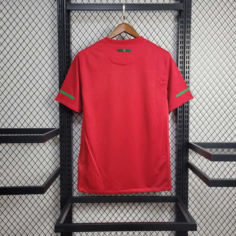 Portugal Retro Home Soccer Jersey World Cup 2010