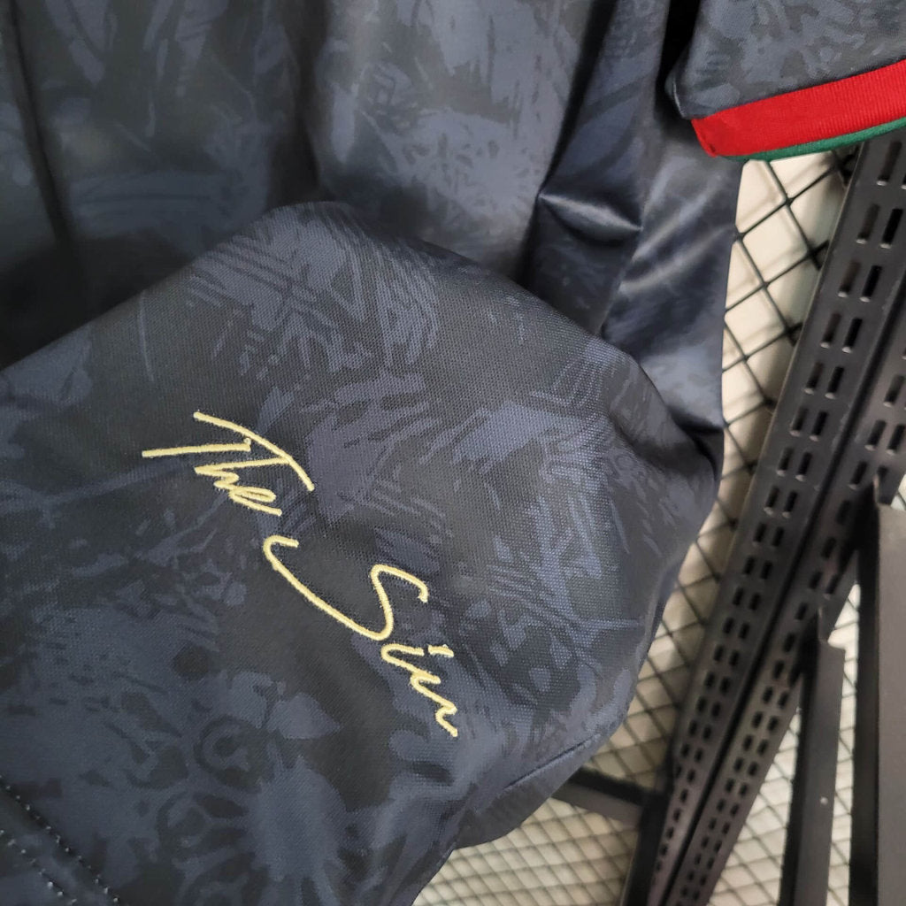 Portugal "Goat" Limited Edition Soccer Jersey 2023-24 - Black