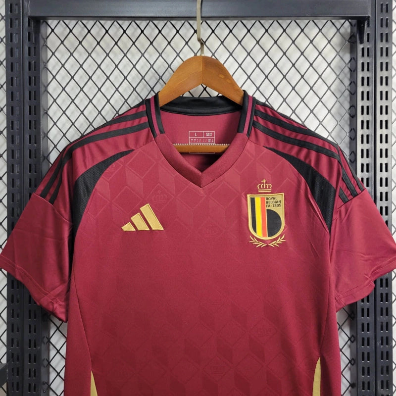 Belgium Toby Alderweireld 2 Home Soccer Jersey UEFA Euro 2024