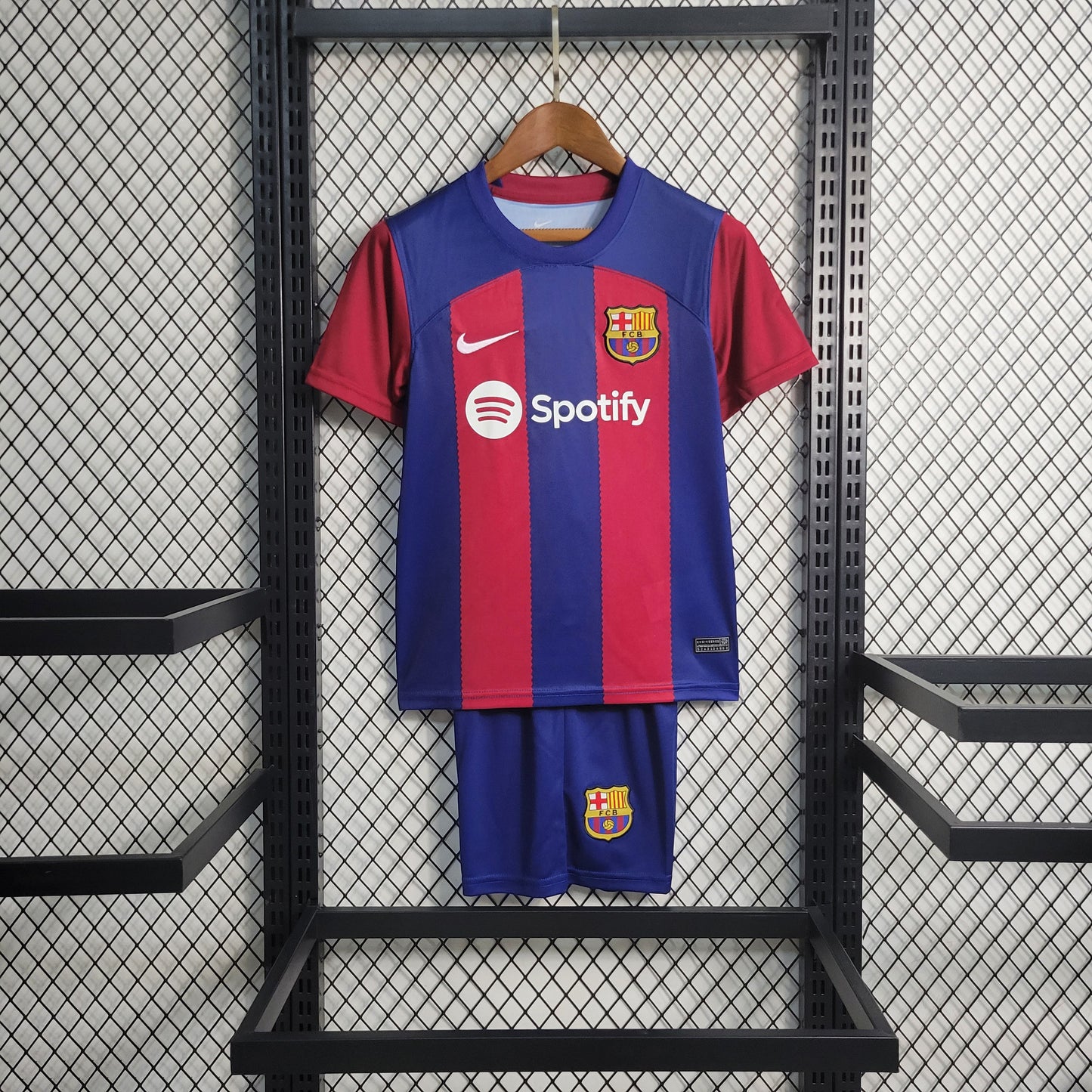 FC Barcelona Lamine Yamal 27 Kids Home Soccer Jersey 2023/24
