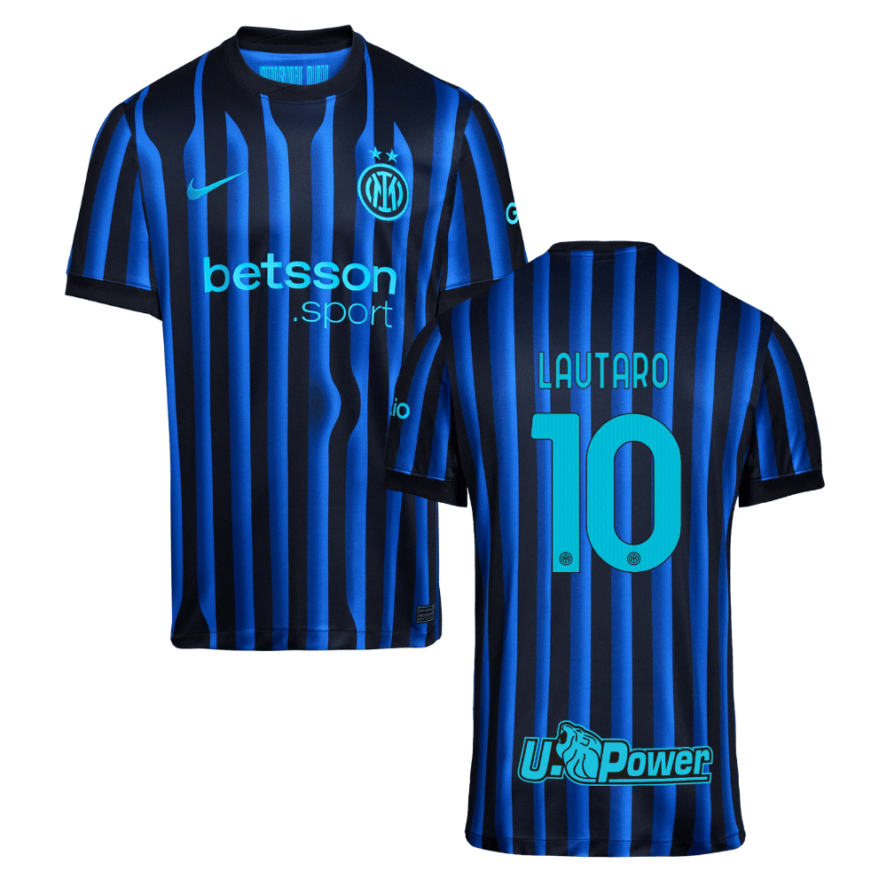 Inter Milan Lautaro Martínez 10 Home Soccer Jersey 2025-2026